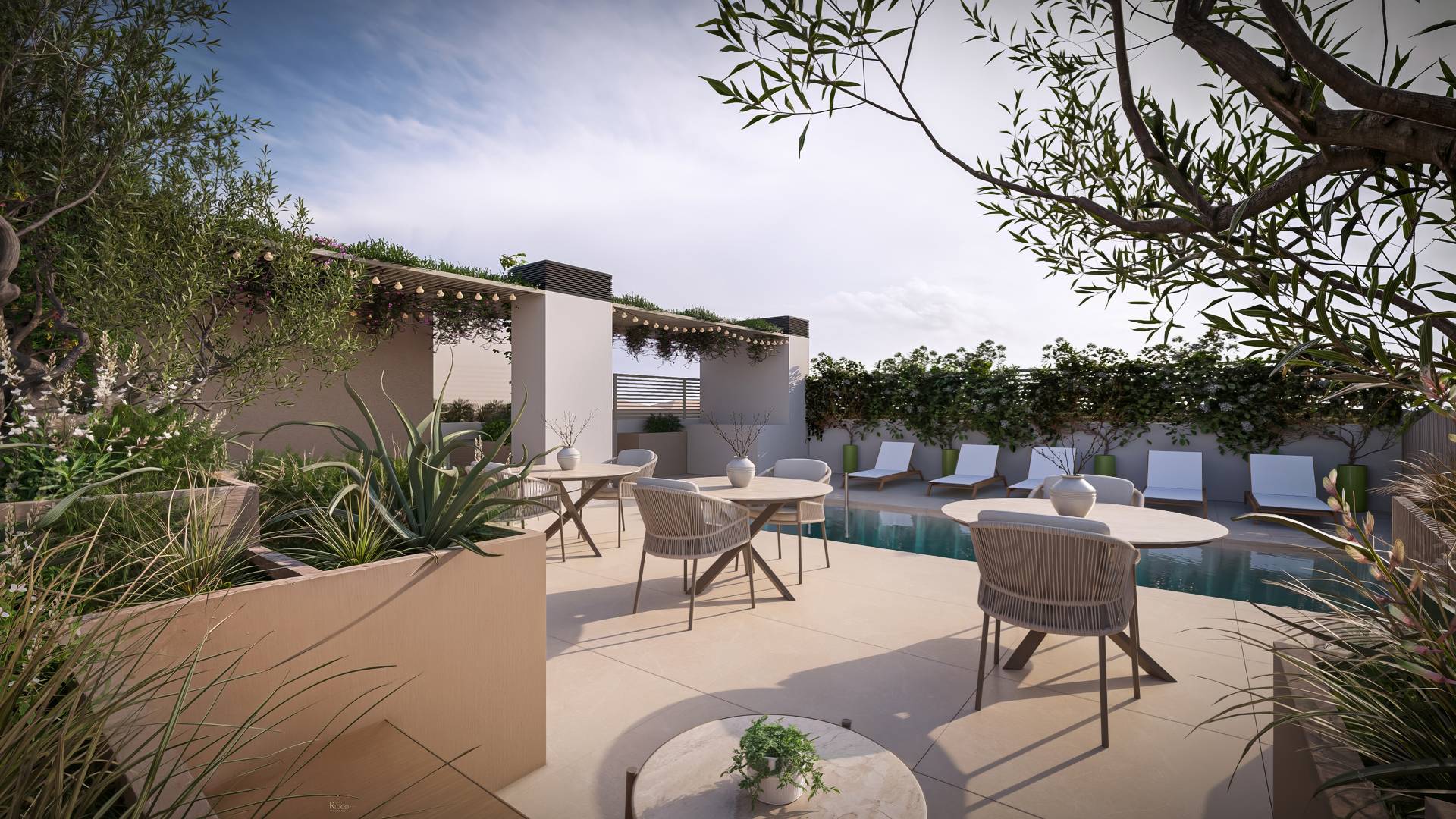Rooftop terrace