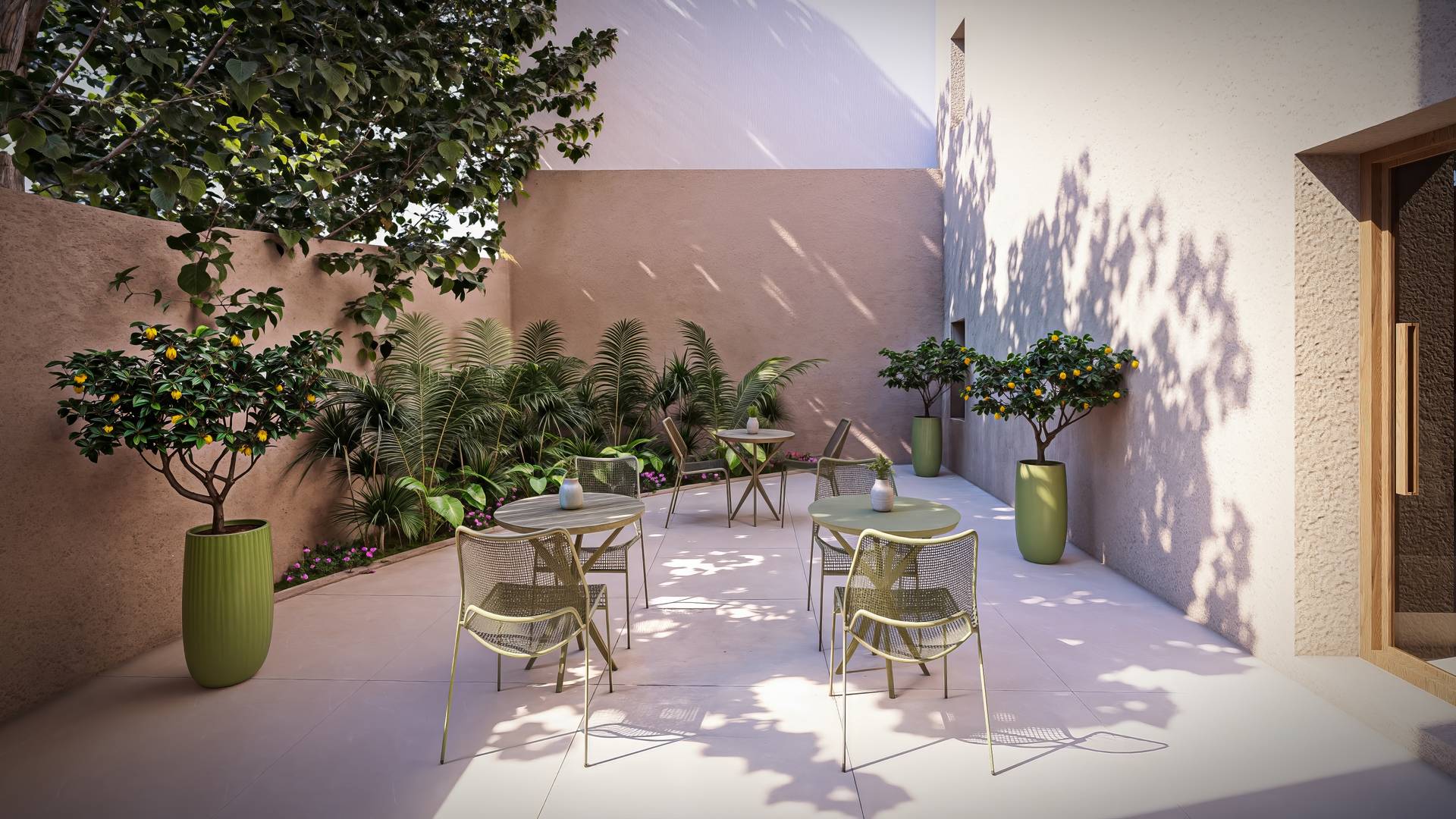 Ground floor terrace